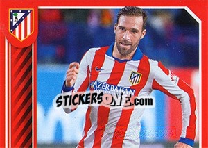 Sticker Jésus Gaméz in action - Atletico de Madrid 2014-2015 n. 40 - Panini