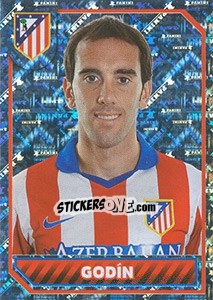Sticker Godín (Portrait) - Atletico de Madrid 2014-2015 n. 49 - Panini