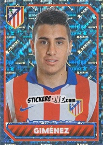 Sticker Giménez (Portrait) - Atletico de Madrid 2014-2015 - Panini