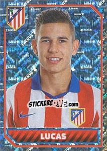 Cromo Lucas Hernández (Portrait) - Atletico de Madrid 2014-2015 - Panini