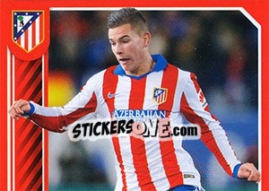 Cromo Lucas Hernández in action - Atletico de Madrid 2014-2015 - Panini