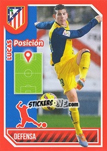 Sticker Lucas Hernández (Position) - Atletico de Madrid 2014-2015 - Panini