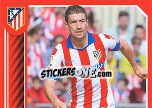 Cromo Gabi in action - Atletico de Madrid 2014-2015 - Panini