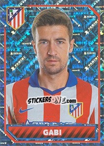 Sticker Gabi (Portrait) - Atletico de Madrid 2014-2015 n. 76 - Panini