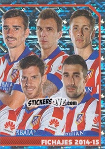 Cromo Team shot - Atletico de Madrid 2014-2015 - Panini