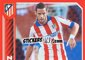 Sticker Mario Suárez in action - Atletico de Madrid 2014-2015 n. 92 - Panini