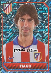 Sticker Tiago (Portrait) - Atletico de Madrid 2014-2015 - Panini