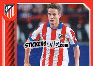 Sticker Saúl in action - Atletico de Madrid 2014-2015 n. 102 - Panini