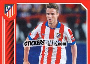 Figurina Saúl in action - Atletico de Madrid 2014-2015 - Panini