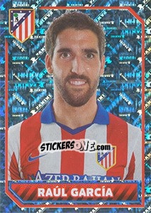 Sticker Raúl García (Portrait) - Atletico de Madrid 2014-2015 n. 118 - Panini