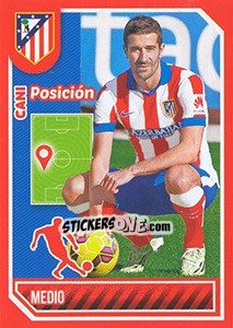 Sticker Cani (Position) - Atletico de Madrid 2014-2015 - Panini