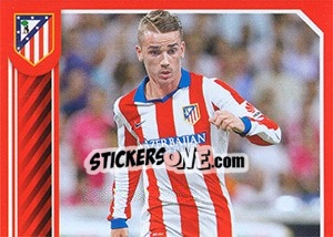 Sticker Griezmann in action - Atletico de Madrid 2014-2015 n. 132 - Panini