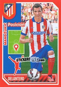 Sticker Mandžukic (Position) - Atletico de Madrid 2014-2015 - Panini