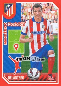 Sticker Mandžukic (Position) - Atletico de Madrid 2014-2015 n. 140 - Panini