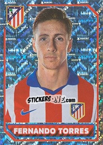 Sticker Fernando Torres (Portrait) - Atletico de Madrid 2014-2015 n. 141 - Panini