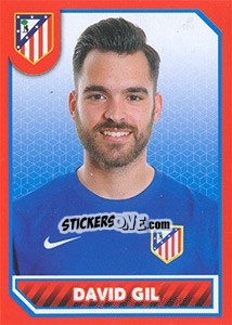 Sticker David Gil - Atletico de Madrid 2014-2015 n. 146 - Panini
