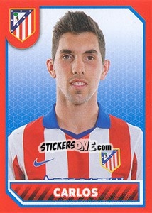 Figurina Carlos - Atletico de Madrid 2014-2015 n. 147 - Panini