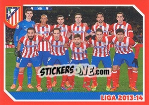 Sticker Team Shot - Atletico de Madrid 2014-2015 n. 151 - Panini
