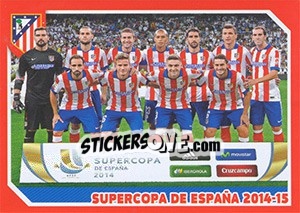 Sticker Team Shot - Atletico de Madrid 2014-2015 n. 156 - Panini