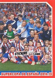 Cromo Winners - Atletico de Madrid 2014-2015 - Panini