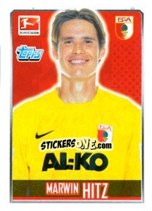 Sticker Marwin Hitz - German Football Bundesliga 2014-2015 - Topps