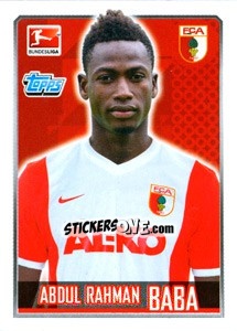 Sticker Abdul Rahman Baba - German Football Bundesliga 2014-2015 n. 8 - Topps