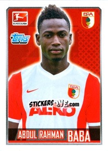 Figurina Abdul Rahman Baba - German Football Bundesliga 2014-2015 - Topps