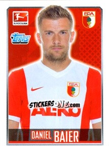Sticker Daniel Baier - German Football Bundesliga 2014-2015 n. 12 - Topps