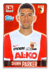 Cromo Shawn Parker - German Football Bundesliga 2014-2015 - Topps