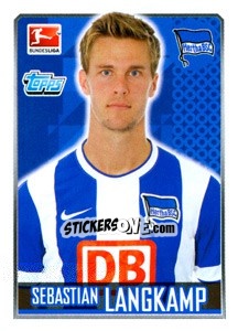 Sticker Sebastian Langkamp - German Football Bundesliga 2014-2015 n. 24 - Topps