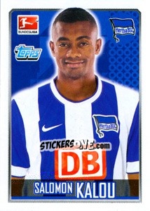 Sticker Salomon Kalou - German Football Bundesliga 2014-2015 n. 32 - Topps