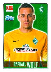Sticker Raphael Wolf - German Football Bundesliga 2014-2015 n. 37 - Topps
