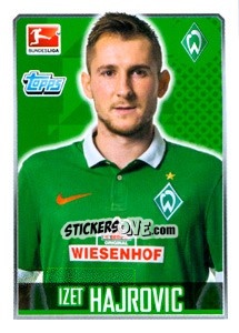 Sticker Izet Hajrovic - German Football Bundesliga 2014-2015 - Topps