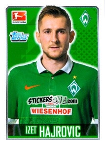 Sticker Izet Hajrovic - German Football Bundesliga 2014-2015 n. 42 - Topps