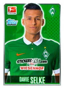 Cromo Davie Selke - German Football Bundesliga 2014-2015 - Topps