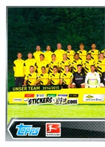 Sticker Mannschaft - German Football Bundesliga 2014-2015 - Topps