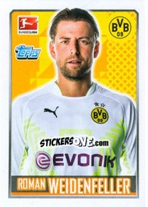 Cromo Roman Weidenfeller - German Football Bundesliga 2014-2015 - Topps