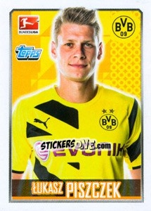 Sticker Lukasz Piszczek - German Football Bundesliga 2014-2015 - Topps