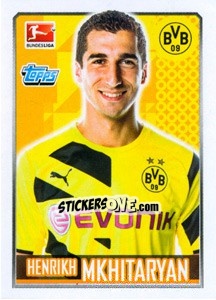 Sticker Henrikh Mkhitaryan - German Football Bundesliga 2014-2015 n. 60 - Topps