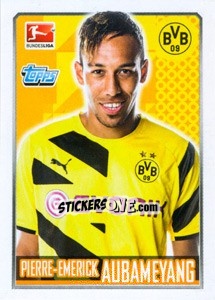 Sticker Pierre-Emerick Aubameyang - German Football Bundesliga 2014-2015 - Topps