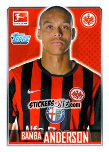 Sticker Bamba Anderson - German Football Bundesliga 2014-2015 n. 69 - Topps