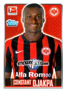 Cromo Constant Djakpa - German Football Bundesliga 2014-2015 - Topps