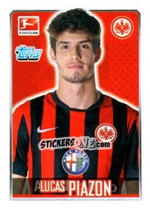 Cromo Lucas Piazón - German Football Bundesliga 2014-2015 - Topps