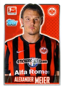 Sticker Alexander Meier - German Football Bundesliga 2014-2015 n. 76 - Topps