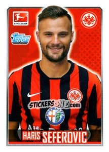 Sticker Haris Seferovic - German Football Bundesliga 2014-2015 n. 77 - Topps