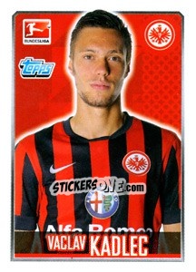 Sticker Vaclav Kadlec - German Football Bundesliga 2014-2015 n. 78 - Topps
