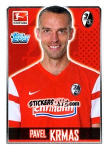 Sticker Pavel Krmas - German Football Bundesliga 2014-2015 n. 86 - Topps