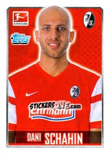 Sticker Dani Schahin - German Football Bundesliga 2014-2015 - Topps