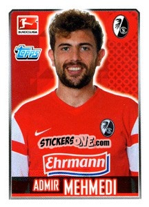 Sticker Admir Mehmedi - German Football Bundesliga 2014-2015 - Topps