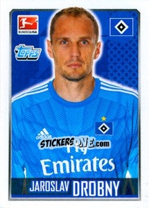Sticker Jaroslav Drobny - German Football Bundesliga 2014-2015 - Topps